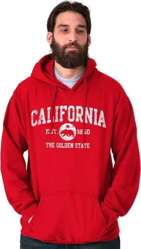 Vista 6 de California Est 1850 The Golden State Sudadera con capucha Mujer Hombres