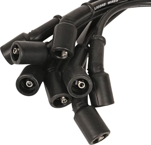 Vista 2 de Juego de cables de bujía de cerámica rica Accel 9070C Extreme 9000 compatible con terminales LS LS3 LS4 LS7 motores
