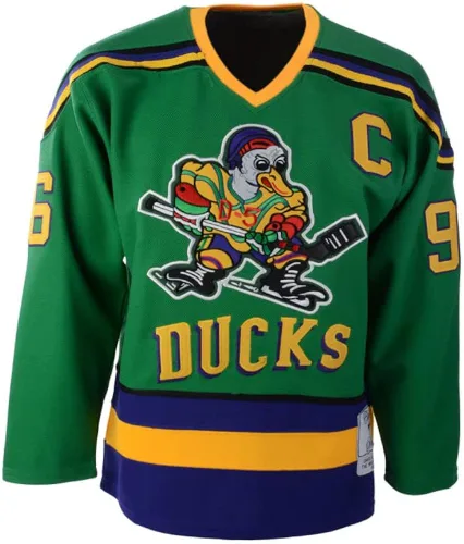 Vista 2 de Classic Reels Camiseta de hockey "Charlie Conway" de The Mighty Ducks