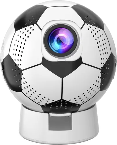 Vista 9 de Mini proyector con WiFi y Bluetooth, proyector de película portátil con rotación de 180°, compatible con 4K 1080P para proyector al aire