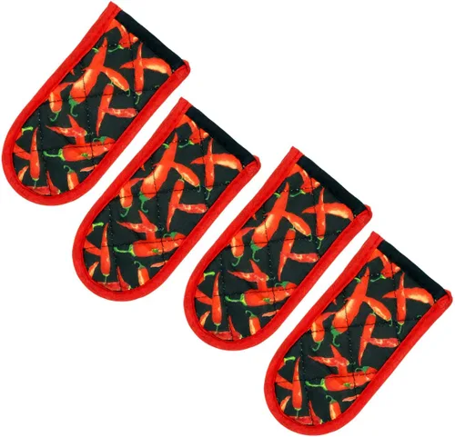 Vista 9 de Evoio Fundas de mango de sartén de hierro fundido, fundas para mango de olla, resistentes al calor, resistentes al calor, fundas para mango