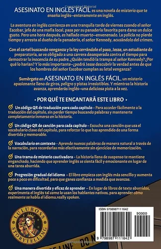 Vista 2 de Asesinato en inglés fácil Una novela de misterio para aprender inglés