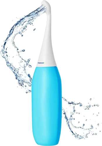 La ducha de trasero HAPPYPO original - Bidé portátil para viajes - Conocido del programa alemán Shark Tank - El Easy-Bidet 2.0 reemplaza las