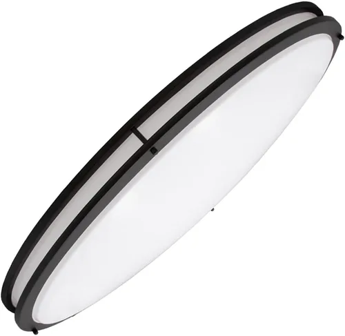 Vista 7 de Maxxima Lámpara LED ovalada de 32 pulgadas, color negro, 5500 lúmenes, 3 CCT seleccionables a color, 3000 K/4000 K/5000 K, luz interior regulable