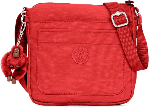 Vista 6 de Kipling Sebastian Sparkly Gold - Bolso cruzado para mujer, color morado