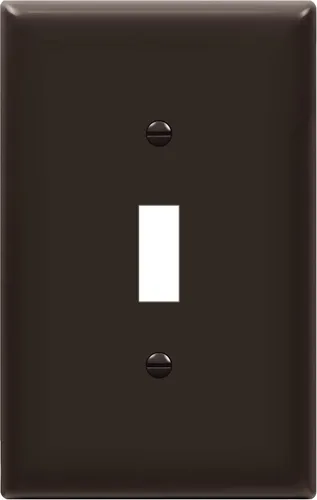 Vista 25 de ENERLITES - Placa de pared para interruptor de luz, acabado brillante, tamaño mediano, hueco para un interruptor de 4.88 x 3.11 pulgadas Negro