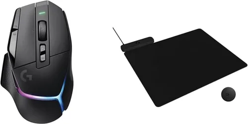 Vista 23 de Logitech G 502 X Lightspeed - Mouse inalámbrico para juegos + alfombrilla de mouse de carga inalámbrica Powerplay 2, color negro