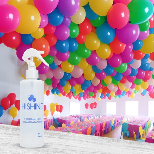 Vista 7 de Hi-Shine Balloon Spray 8 oz - Instant Gloss & Vibrant Finish - Enhance Party Decor - Birthdays, Weddings, Special Events - Easy Application