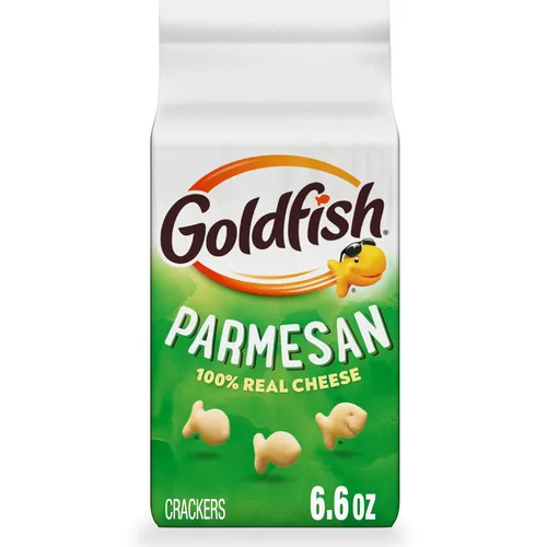 Vista 29 de Goldfish Baby Cheddar Crackers, galletas de aperitivos, bolsa de 7.2 onzas