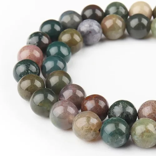 Vista 61 de HAAMIIQII 4mm Cuentas de piedra natural pulida redondas de 7 chakras mixtos, cuentas sueltas de gemas para hacer joyas, 38 cm (90 piezas)