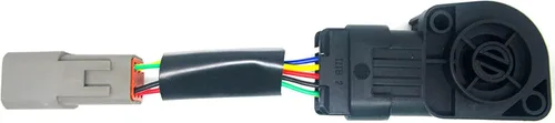 Vista 3 de Sensor de posición del acelerador Sensor TPS con adaptador para Dodge Ram 2500 1998-2007, 3500 Cummins 5.9L l6 DIESEL OHV motor turboalimentado que