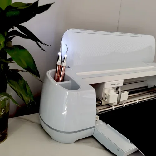 Vista 6 de Herramientas de deshierbe LED para vinilo con luz con pasador y gancho para quitar pequeños cortes de papel de vinilo y proyectos termoadhesivos