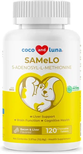 Vista 9 de Same para Perros - 90 Masticables Suaves - S-Adenosil-L-Metionina, Suplemento Hepático - Salud Cerebral, Promueve el Apoyo Cognitivo, Apoyo Hepático