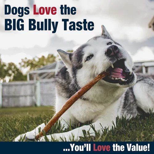 Vista 2 de Cadet Bully Hide Sticks Natural Dog Chews, Large, 7 Count