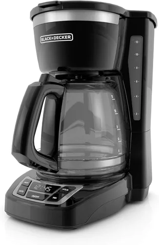 Vista 2 de BLACK+DECKER Cafetera digital de 12 tazas, CM1160B, cesta programable, lavable y hervidor eléctrico inalámbrico de 1.7 L, KE1700SD, hervidor rápido
