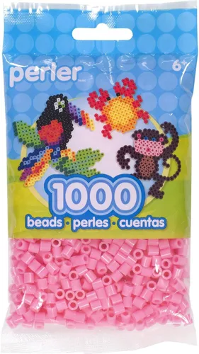 Vista 10 de Perler 80-15213 Cuentas fusibles para manualidades, 1000 piezas, naranja albaricoque