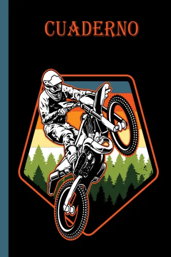 Cuaderno de la motocicleta Cuaderno de motocicleta, cuaderno de papel rayado para la escuela, estudiantes, regalo para niños, niñas, adolescentes,