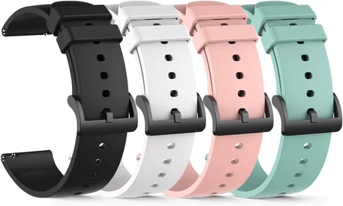 Vista 9 de Compatible con correas de reloj inteligente Luoba 1.69, correa de silicona suave de repuesto para Luoba 1.69 pulgadas 1.85 pulgadas correa de reloj