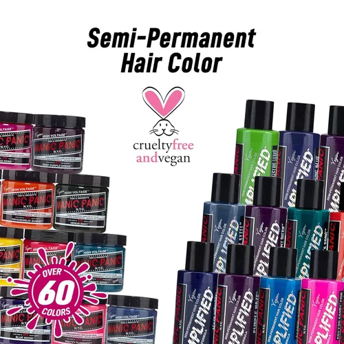 Vista 17 de Manic Panic - Crema clásica para teñir los cabellos de color naranja psicodélico y estilo atardecer. Fórmula semi-permanente.