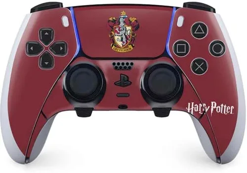 Vista 14 de Skinit Calcomanía para juegos compatible con el controlador PS5 DualSense Edge Pro – Diseño de símbolo oficial de Warner Bros Deathly Hallows