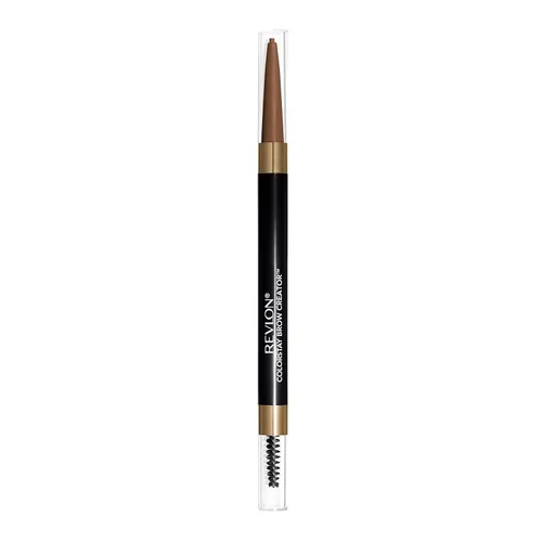 Vista 8 de Revlon ColorStay Brow Creator, Lápiz y Polvo de Cejas Preciso 2 en 1 con Cepillo Spoolie, Impermeable, Relleno de Media para Ella, 620 Auburn, 0.003