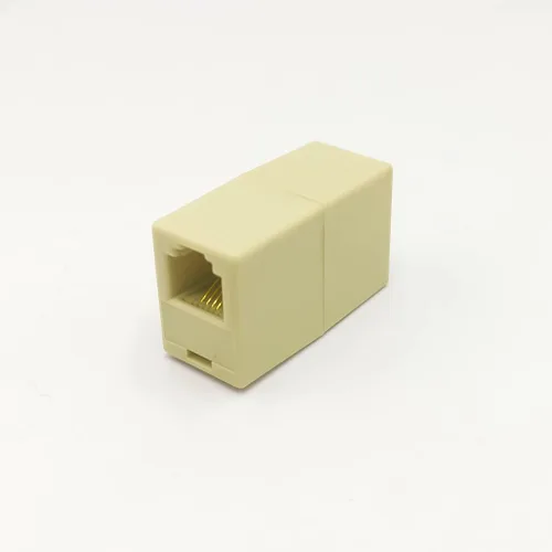 Vista 4 de NECABLES 2+1Pack 2pcs divisor de línea telefónica 1 a 2 RJ11 6P4C 1 macho a 2 hembras con 5 pulgadas de coleta y 1 unid teléfono línea acoplador