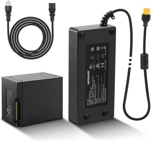 Vista 8 de NEEWER Kit de batería simulada para flash estroboscópico al aire libre con adaptador de corriente alterna y cable, reemplazo de 25 V 10.4 A