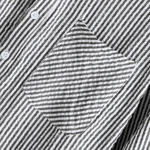 Vista 8 de Alalaso Camisa casual de verano con botones para hombre, manga larga, camisa básica de lino de algodón con bolsillo