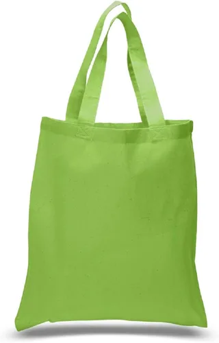 Vista 8 de Bolsas reutilizables de lona de algodón, bolsas de tela con asas 15x16 (1-Bag) TBF