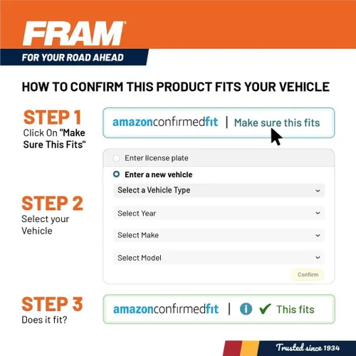 Vista 7 de Fram Fresh Breeze - Filtro de aire para cabina Arm & Hammer Baking Soda, CF10374 para vehículos Dodge/Toyota
