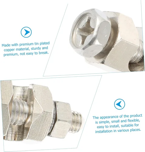Vista 7 de GANAZONO 4 unids protección conexión a tierra cable de tierra panel solar montaje en tierra panel solar clip fotovoltaico