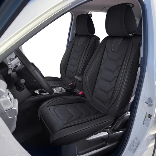 Vista 3 de OASIS AUTO Fundas de asiento de ajuste personalizado para Mazda CX5 2012-2025, protector de asiento de piel sintética impermeable, cojín CX-5