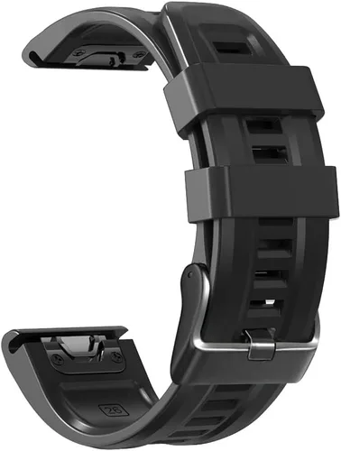 Vista 19 de REYDA Correa de silicona compatible con Garmin Fenix 7X/7X Pro/6X/6X Pro/5X/5X Plus/3/3 HR, 1.024 in, ajuste rápido, pulsera de silicona suave