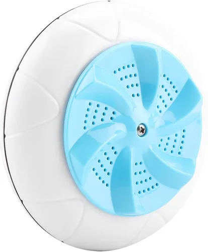 Vista 4 de JTLB Mini Portable Ultrasonic Washing Machine for Travel (Blue)