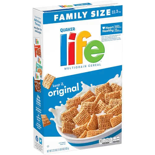 Vista 9 de Life Cereal, canela, caja de 22.3 onzas