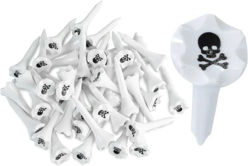 Vista 10 de NorthPointe Tees de Golf de Plástico de 1 ½" - Tees Cortos para Hierros, Par Tres, Híbridos y Campo de Práctica - Paquete de 50 o 100 a Granel