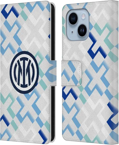 Vista 17 de Head Case Designs Officially Licensed Inter Milan Away 2025/26 Crest Kit Leather Wallet Case Compatible with Apple iPhone 7 Plus/iPhone 8 Plus