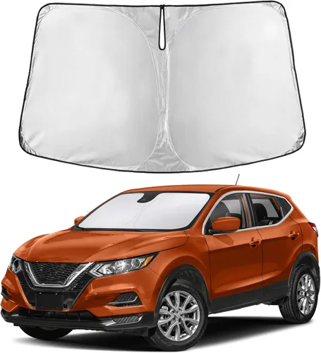 Vista 107 de EcoNour - Parasol plegable para parabrisas de Toyota Tacoma 2016-2025 2026, accesorios para camioneta de 2 puertas y 4 puertas, protector de visera