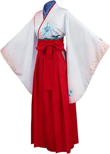 Vista 4 de Disfraz de anime Kakegurui Nishinotouin Yuriko Cosplay Kimono Ropa de Halloween Hecho a medida