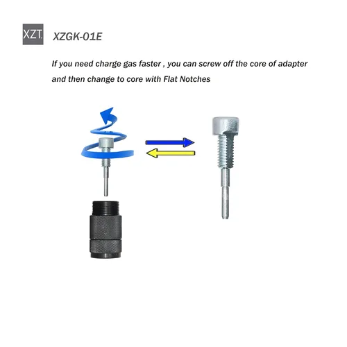 Vista 4 de XZT Sistema de carga de nitrógeno del acumulador hidráulico GK-01SD, kit de prueba de presión de nitrógeno, herramientas de carga de gas