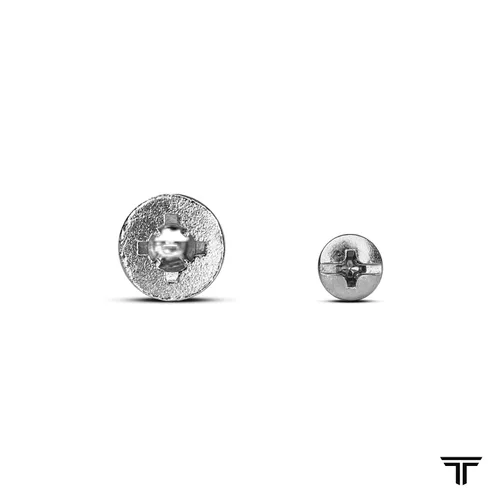 Vista 4 de Paquete de 50 anclajes de metal de zinc autoperforantes rápidos con kit de tornillos #8 Soporta 75 libras 50 anclajes + 50 tornillos