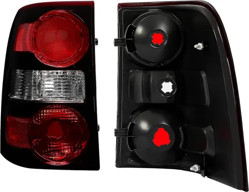 Vista 9 de HECASA Luces traseras compatibles con Ford Explorer 2006-2010, de repuesto para 6L2Z13405CA FO2818140 6L2Z13404CA FO2819140 luces traseras halógenas
