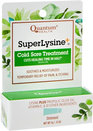 Vista 2 de Quantum Inc. Super Lysine Cream 0.25 oz Cuidado de labios y aftas
