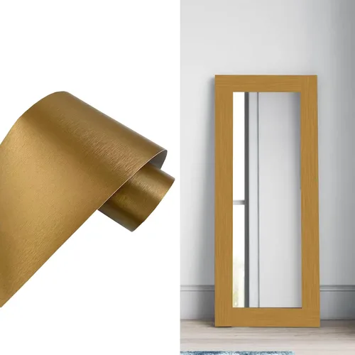 Vista 11 de Borde de pared autoadhesivo 3D de color metálico, impermeable, fácil de aplicar, azulejos de cocina y baño, 4.2 x 196.8 pulgadas (bronce dorado)