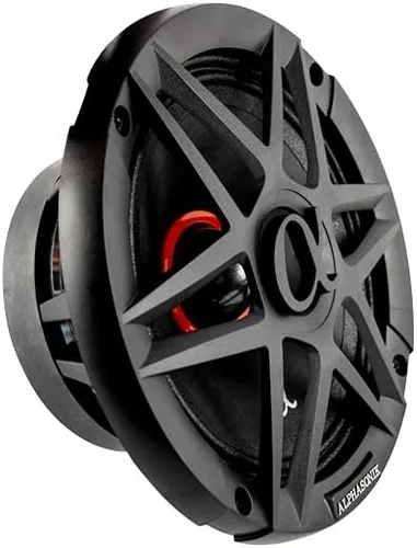 Vista 3 de Alphasonik 1 par de altavoces ABM65 de la serie DYNAMIS de 6.5" 600 vatios máx. 150 vatios RMS de rango medio para audio de coche de 4 ohmios