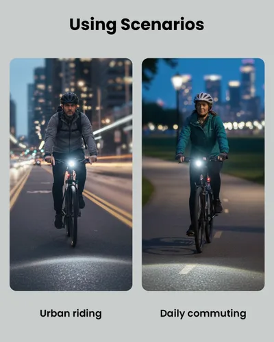 Vista 8 de Magicshine RN600/900 V2.0 Bike Lights, USB Rechargeable Bike Front Light for Urban, Road Cyclists, Commuters