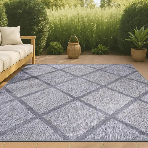 Vista 17 de JONATHAN Y IBZ101A-28 Salines Diamond Trellis - Alfombra de pasillo para interiores y exteriores, estilo bohemio, geométrico, fácil limpieza