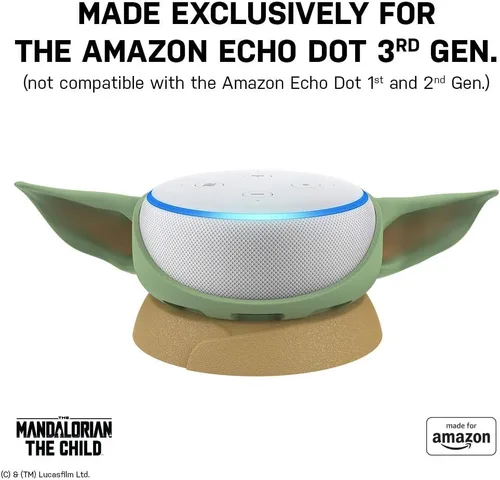 Vista 2 de The Mandalorian: The Child, Stand for Amazon Echo Dot (3rd Gen)