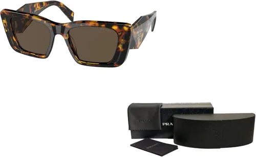 Vista 3 de Prada PR08YS Butterfly Sunglasses for Women BUNDLE with Designer iWear Complimentary Care Kit