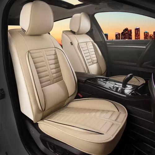 Vista 122 de Fundas de asiento para Toyota 4runner 2003-2025, fundas de asiento de automóvil de cuero impermeables, resistentes a los arañazos, fáciles